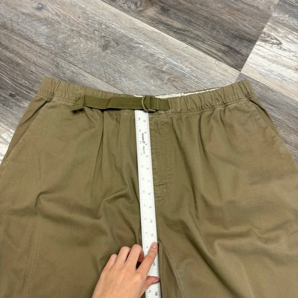 NEW‎ Columbia Sportswear Brown Men XL Web Belt Chino Shorts Gorpcore NWT TAGS